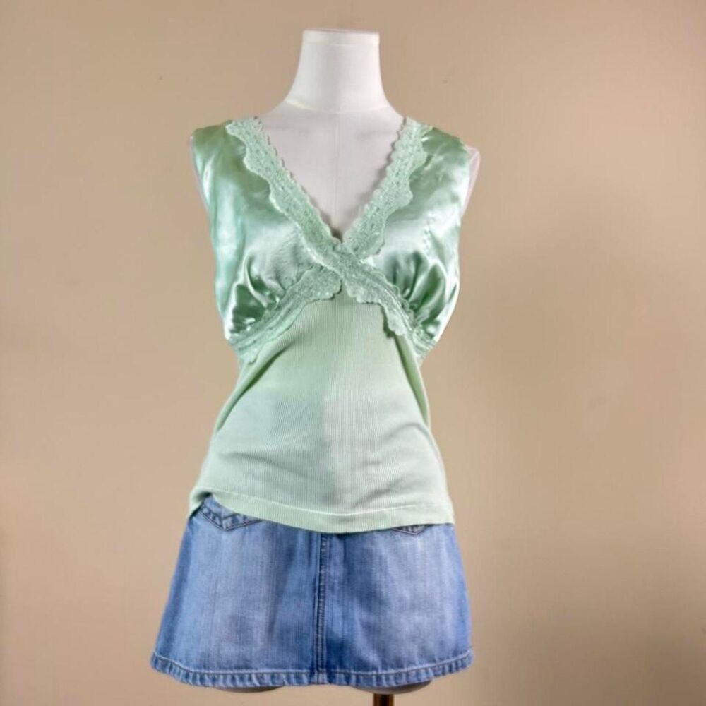 Avenue of the Stars Fairy Coquette Silky Multi-Media Tank Top